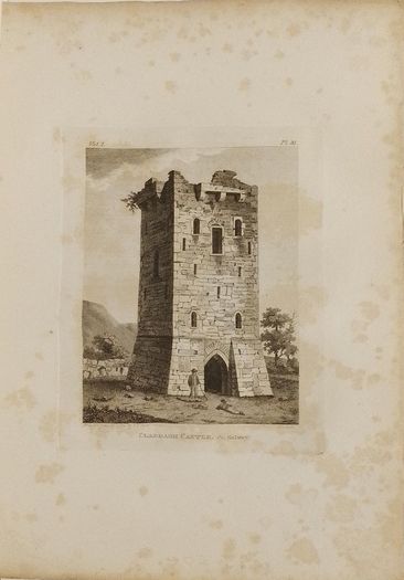 Claddagh Castle Galway Pair Antique Prints
