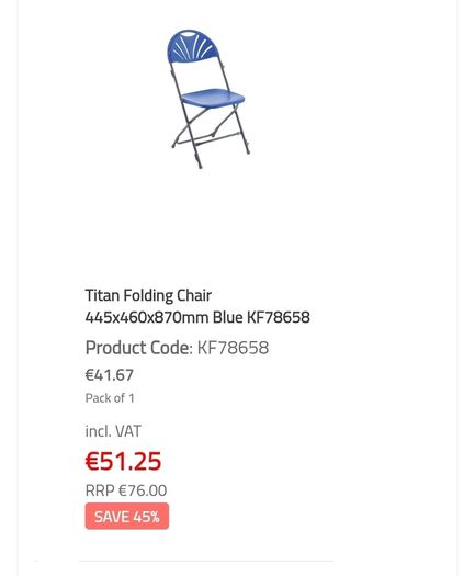 Folding chair