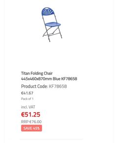 Folding chair