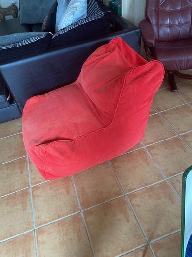 Bean Bag Large - Chair design, well used a bit faded colour wise