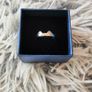 Cat Ears Silver Ring Image 5