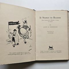 It Stance to Reason (1947) - John Sheridan - Vintage Golf Book