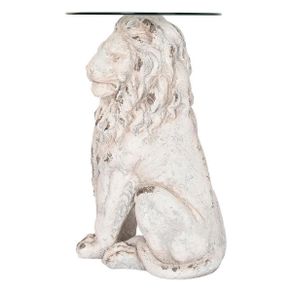 Lion Side Table coffee table aged design  Elegance Redefined