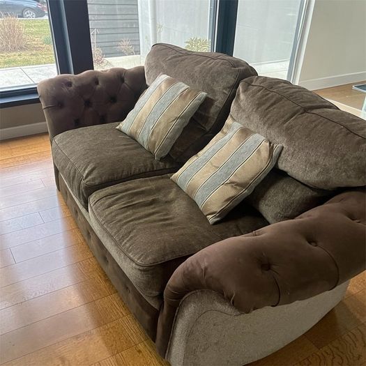 Brown 3+2 sofa set
