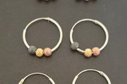 Sterling Silver Hoops
