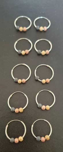 Sterling Silver Hoops