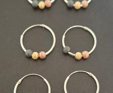 Sterling Silver Hoops
