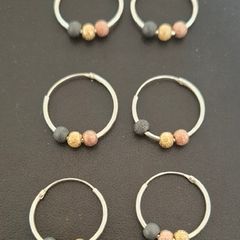 Sterling Silver Hoops