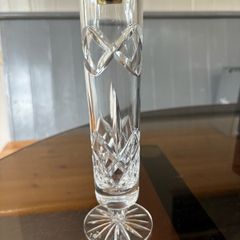 Cavan Crystal Vase - footed, 7.5" - Vera