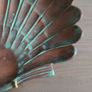 Solid Copper Scallop Seashell CatchAll Tray or Decorative Wall Art Image 6