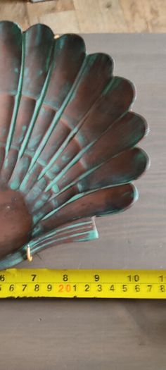 Solid Copper Scallop Seashell CatchAll Tray or Decorative Wall Art
