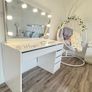Glamour Vanity Table with Hollywood mirror LED Image 3