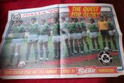 Italia 1990 -Poster from The Star 13th October 1989