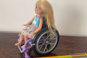 Barbie Chelsea Doll with Wheelchair