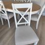 Extendable Solid Beech Dining Table & 6 Chairs Image 6
