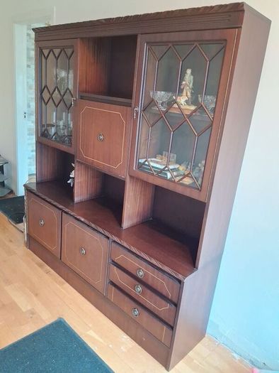 Mahogany Display Cabinet