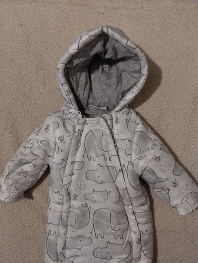 Rock A Bye Baby Boutique Waterproof Warm Pram Suit, Snow Suit with mittens