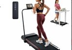 Under Desk Treadmill Walking Pad with Handle Bar