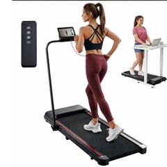 Under Desk Treadmill Walking Pad with Handle Bar