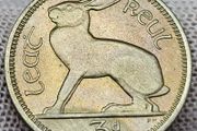 Ireland 1964 3d Threepence Beautiful Uncirculated Nicely Toned