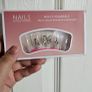 Butterly and Rhinestone Press on Nails in Silver Glitter Image 2