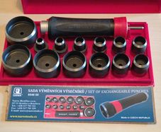 Wad hole punch set, NEW