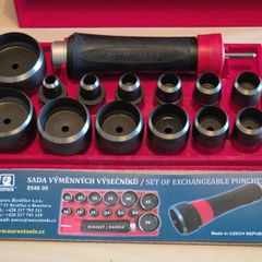 Wad hole punch set, NEW