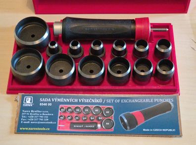 Wad hole punch set, NEW