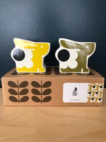 Orla Kiely Bunny Egg Cup (2 sets available)- BNIB