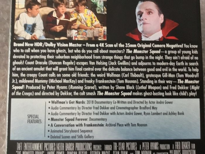 The Monster Squad 4K American Import First Press