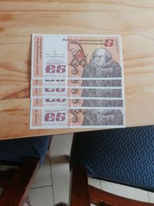 1988 Ireland Series B Banknotes