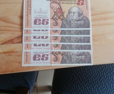 1988 Ireland Series B Banknotes