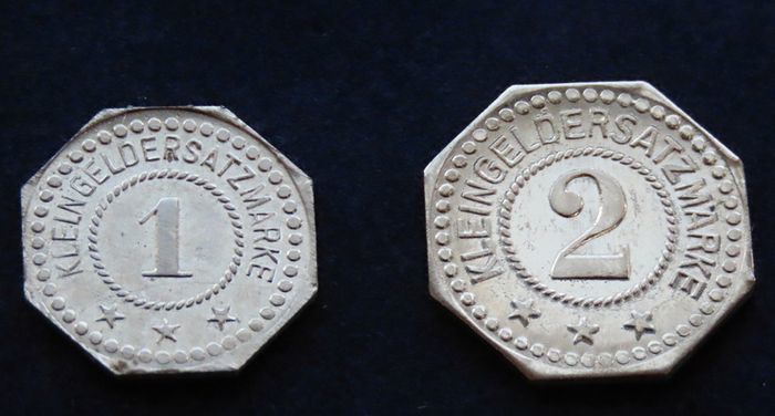 Germany WW1 prisoner of war original super rare coins