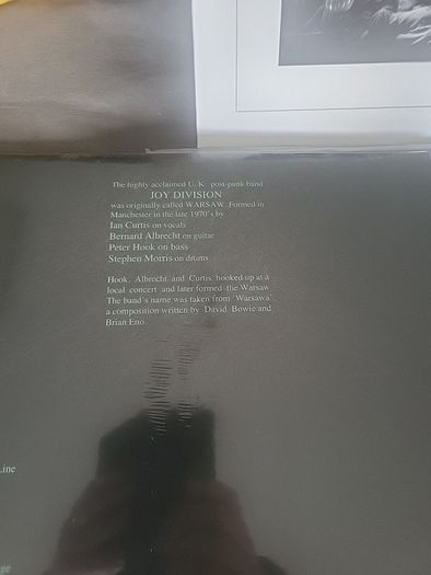 Joy Division New Order vinyl