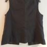 COS Black Tie-Front Waistcoat, EUR 38 / UK 10 Image 2