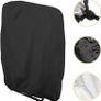 Black Chair Cover,Outdoor Folding Chair Cover Waterproof Dustproof and UV Resistant Image 4