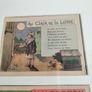 Vintage French postcards framed 2 sided frame Image 5