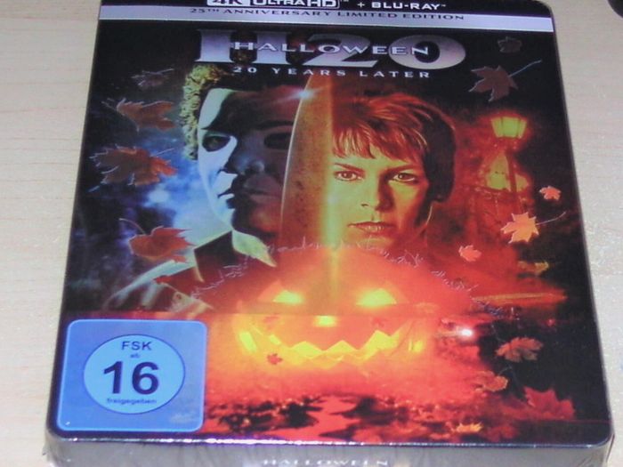 Halloween H20: 20 Years Later Rare 25th Anniversary Limited Edition 4K SteelBook (German Import)