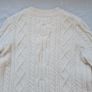 Lacoste alpaca wool Knitted long jumper Size 10 eu 38 cream in new condition Image 6
