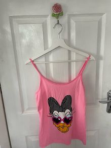 Disney Daisy Duck bright pink tank top