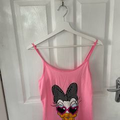 Disney Daisy Duck bright pink tank top