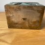 Vintage Chinese Stone Agate? Box with Ornamental Lion Head Dragon Phoenix Butterfly Image 9