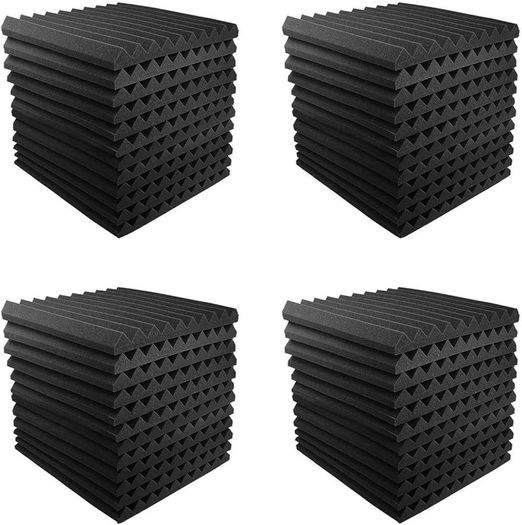 NEW SALE | 12-Pack Acoustic Foam Panels, 1" X 12" X 12" Studio Soundproof Wedge