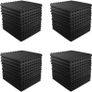 NEW SALE | RED 12 Pack Acoustic Foam Panels, 1" X 12" X 12" Studio Soundproof Wedge-Shaped Image 7