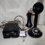 1920's  Automatic Electric Candlestick Telephone (Type 21) with Ringer Box Image 8