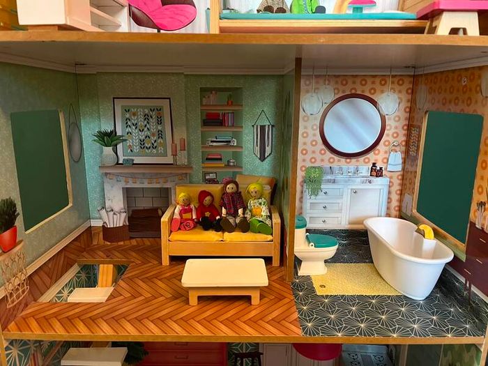 Beautiful Large Wooden Dollhouse - Dun Laoghaire