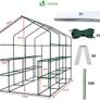 Walk In Greenhouse with Shelves, Image 3