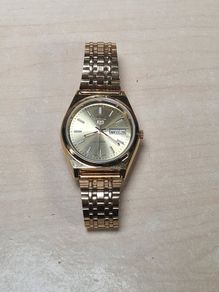 Seiko 5 Gold Watch Replica Mens