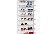 Brand New TZAMLI Over-the-Door Shoe Rack with 10 Tiers, Hanging Shoe Cabinet