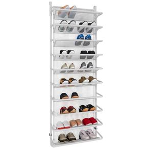 Brand New TZAMLI Over-the-Door Shoe Rack with 10 Tiers, Hanging Shoe Cabinet